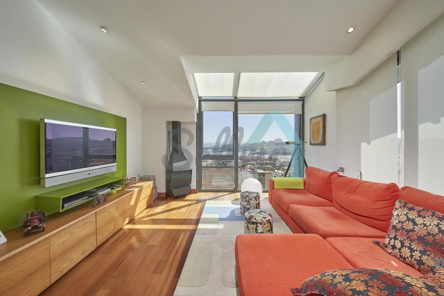 Living room of Houses for sale in Gozón  with Heating, Private garden and Terrace