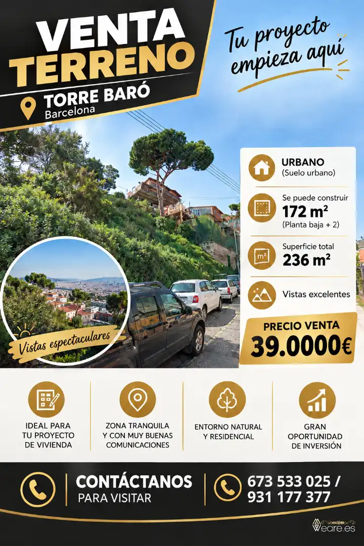 Terreny residencial en venda a Carrer de Castellfollit 31