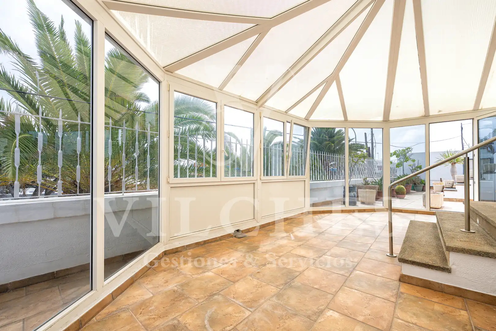 Terraza de Dúplex en venta en Las Palmas de Gran Canaria con Jardín privado, Parquet y Terraza