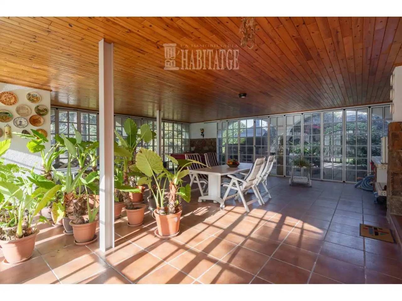 Terraza de Casa o chalet en venta en Aiguafreda con Aire acondicionado, Calefacción y Jardín privado