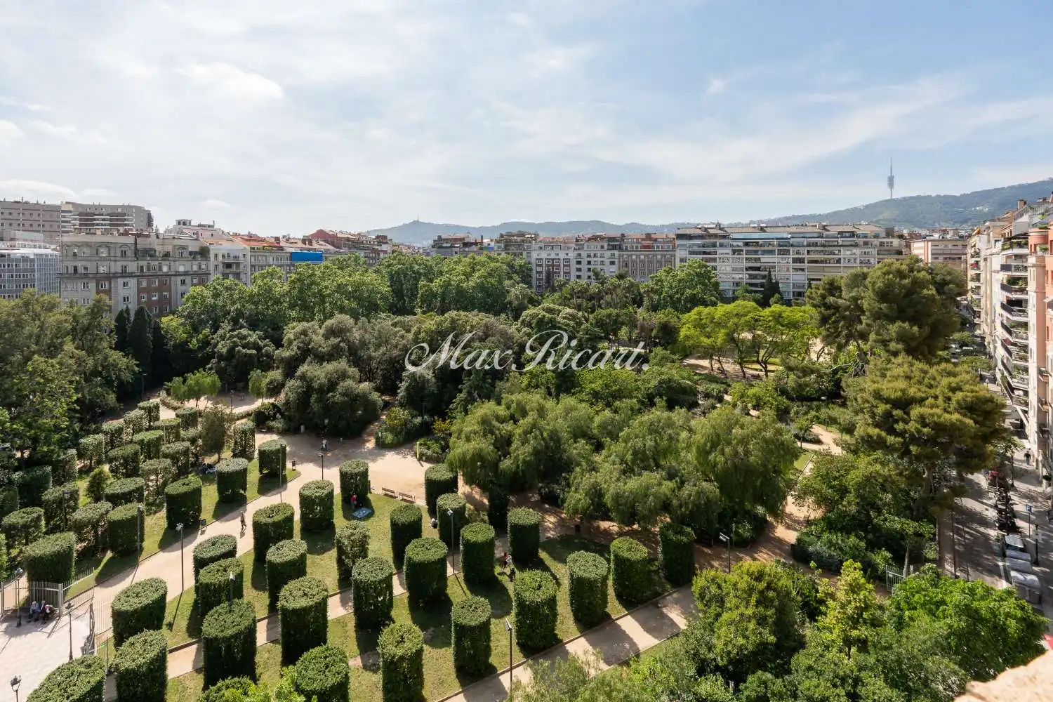 Jardín de Ático de alquiler en Barcelona con Aire acondicionado, Calefacción y Terraza