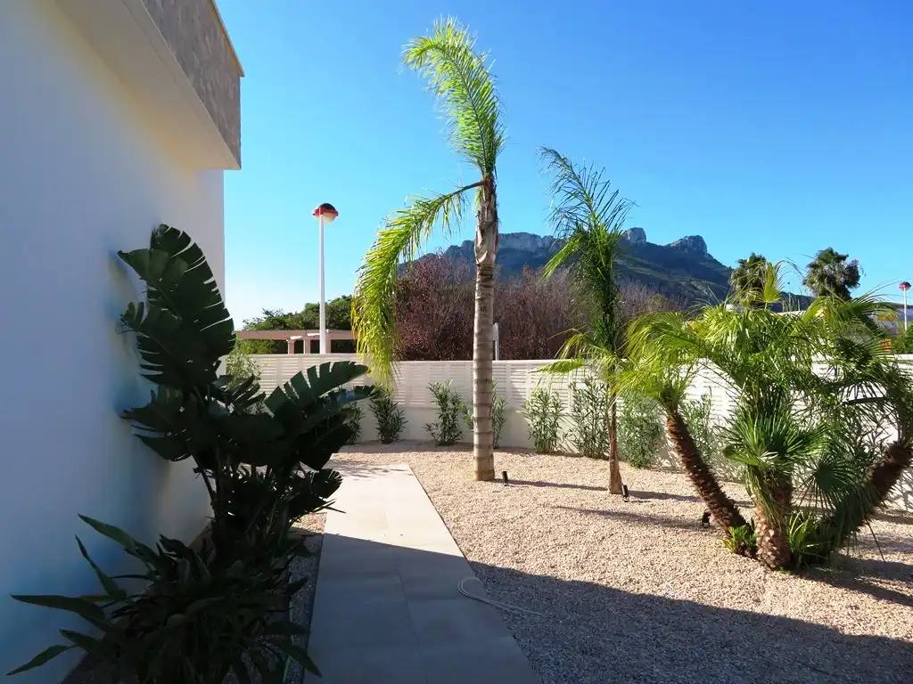 Vista exterior de Casa o chalet en venta en Els Poblets con Aire acondicionado, Calefacción y Jardín privado