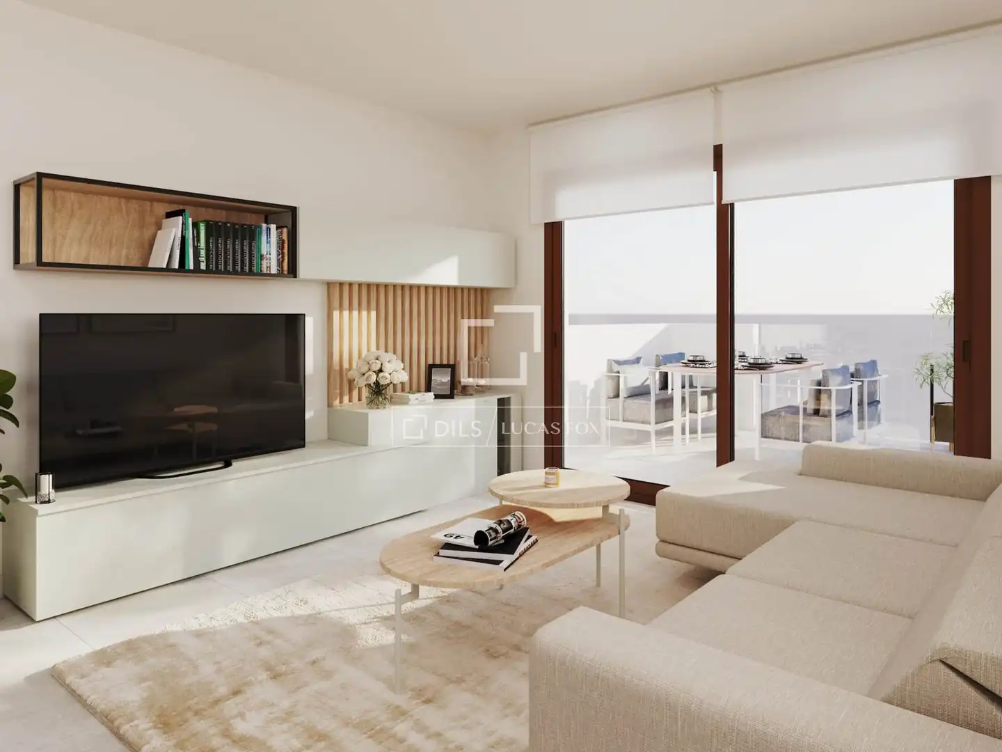 Sala de estar de Piso en venta en Capdepera con Aire acondicionado, Calefacción y Terraza