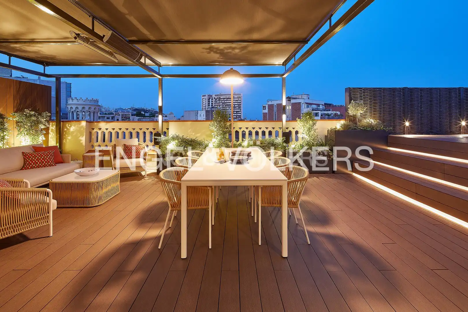 Terrassa de Àtic en venda en  Barcelona Capital amb Aire condicionat, Calefacció i Parquet