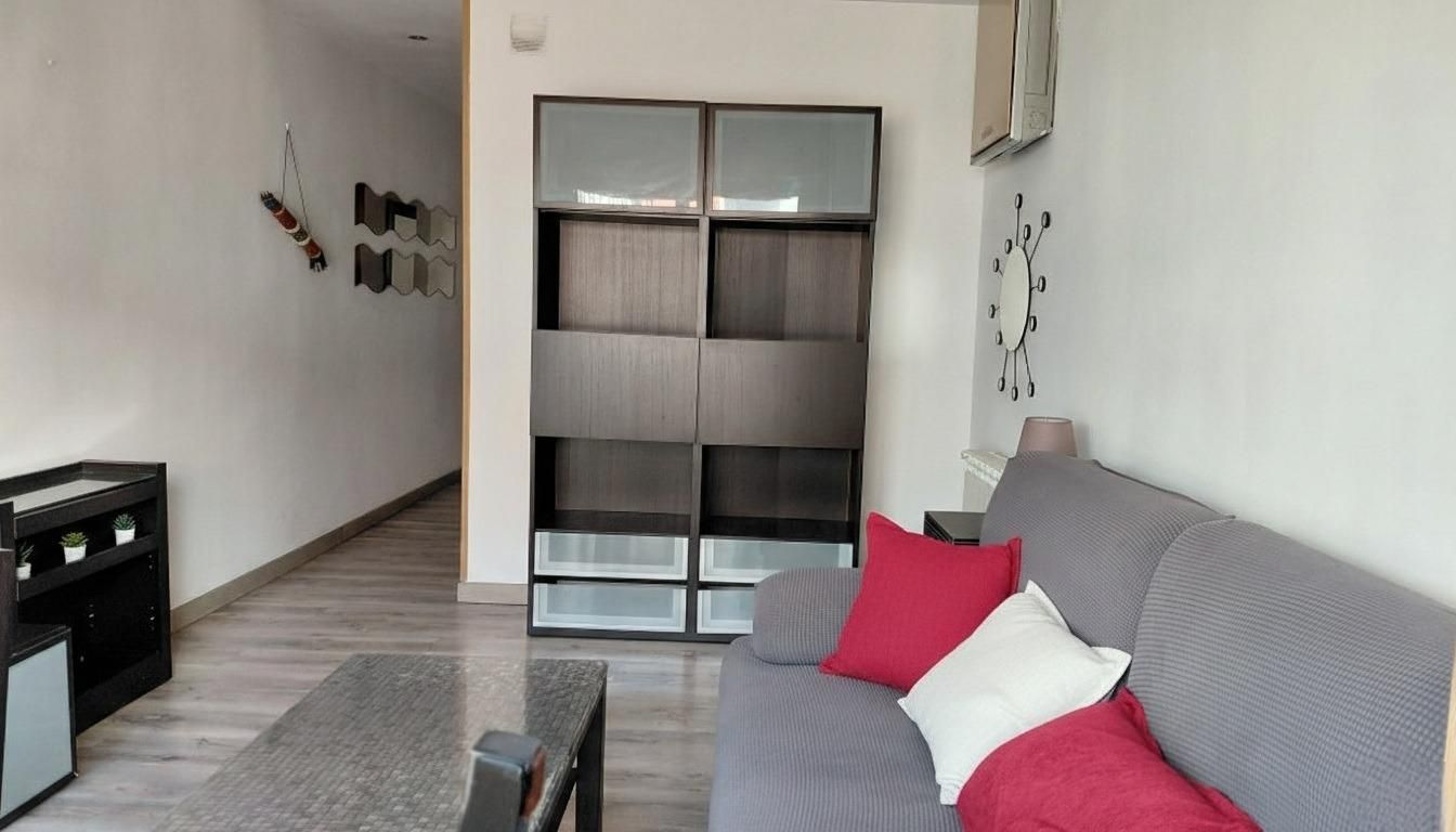 Living room of Apartment to rent in  Madrid Capital  with Air Conditioner and Heating