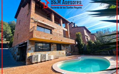 Exterior view of House or chalet for sale in Corbera de Llobregat  with Air Conditioner, Heating and Private garden