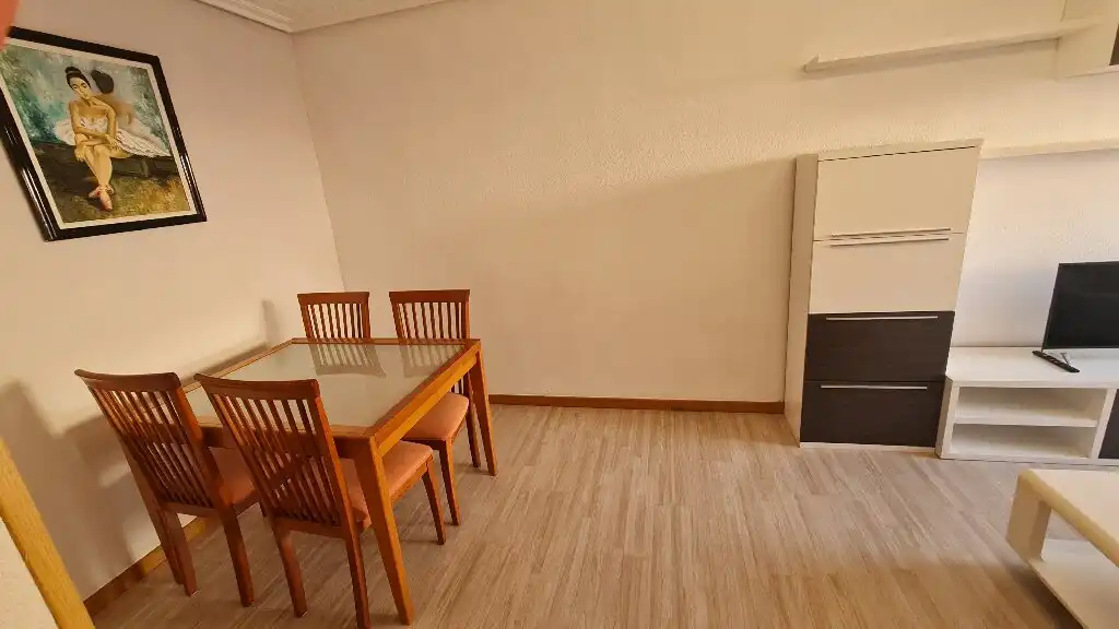 Dining room of Flat for rent in  Logroño  with Heating, Parquet flooring and Terrace