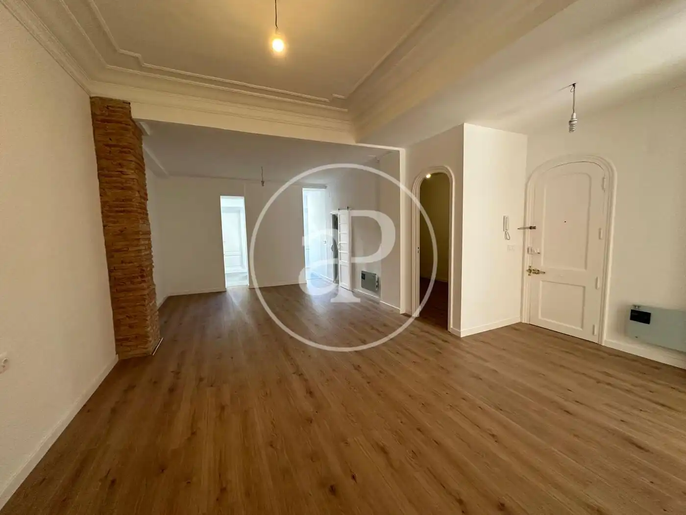 Wohnzimmer von Wohnung zur Miete in Valencia mit Klimaanlage, Heizung und Terrasse