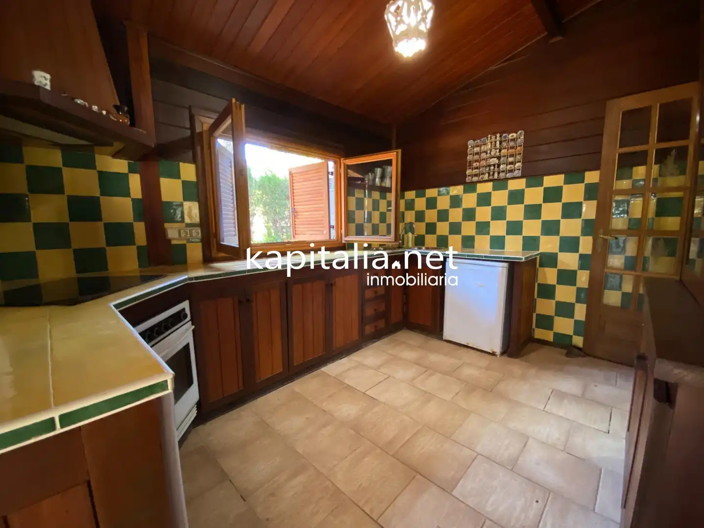 Cocina de Casa o chalet en venta en Alberic con Jardín privado, Piscina y Amueblado