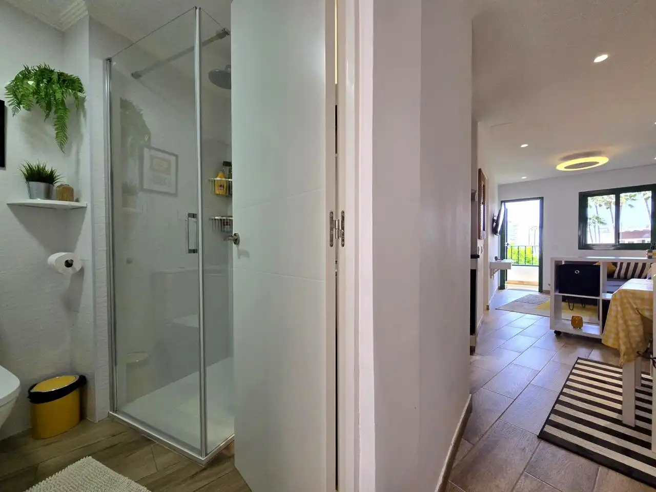 Badezimmer von Wohnungen zur Miete in San Bartolomé de Tirajana mit Terrasse, Möbliert und Balkon
