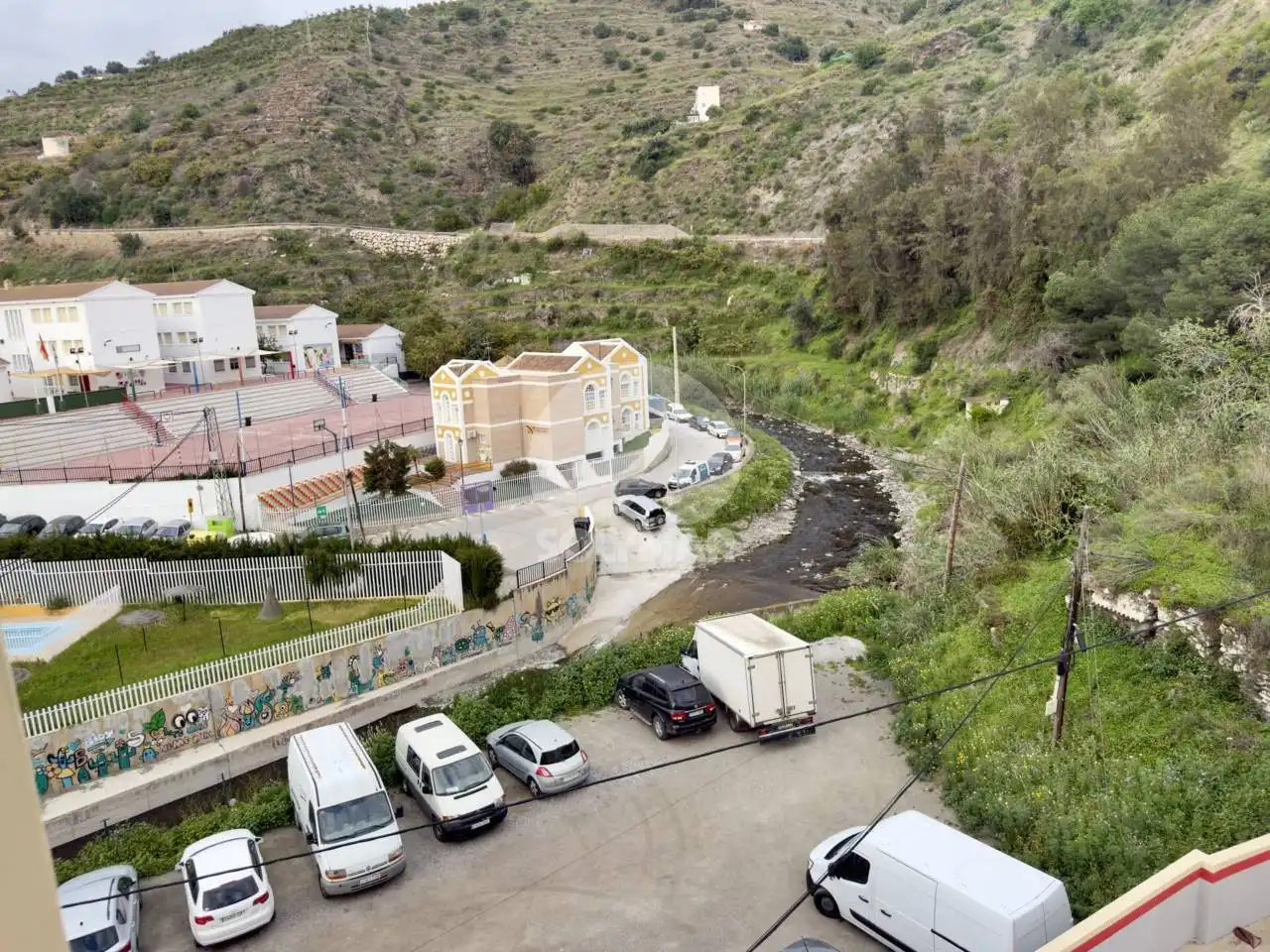 Außenansicht von Wohnung zur Miete in Algarrobo mit Klimaanlage, Heizung und Möbliert