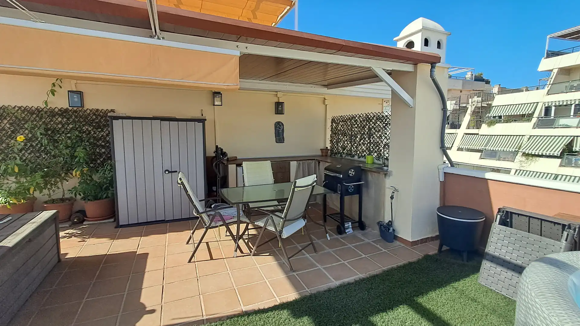 Terrassa de Dúplex en venda en Benalmádena amb Aire condicionat, Parquet i Terrassa