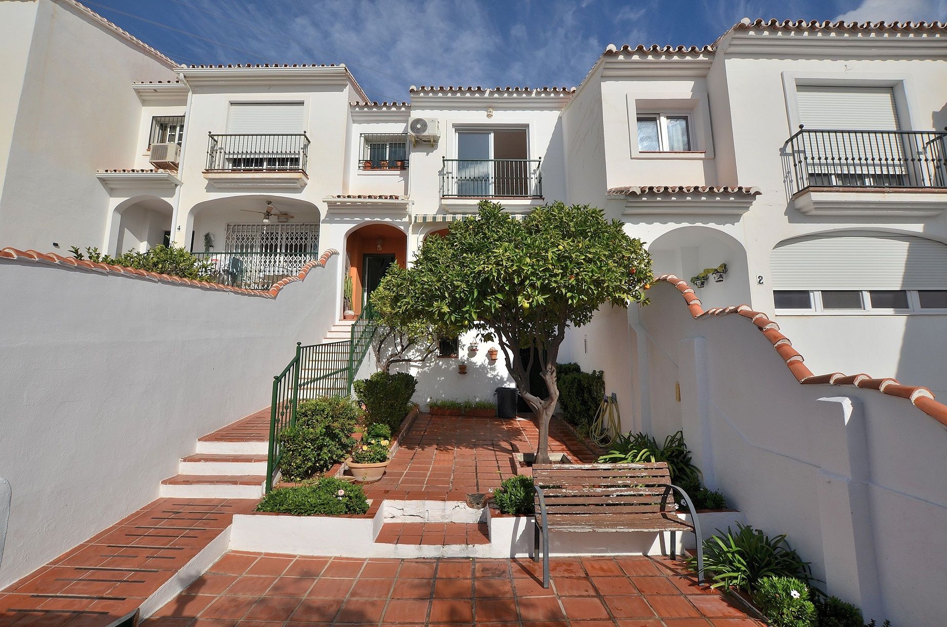 Garden of Single-family semi-detached for sale in Benalmádena  with Air Conditioner, Terrace and Storage room