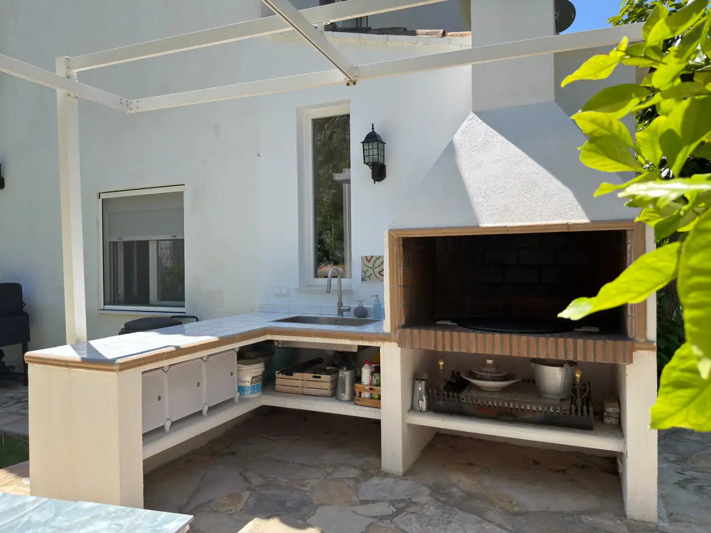 Cuina de Casa o xalet en venda en Náquera amb Aire condicionat, Jardí privat i Terrassa