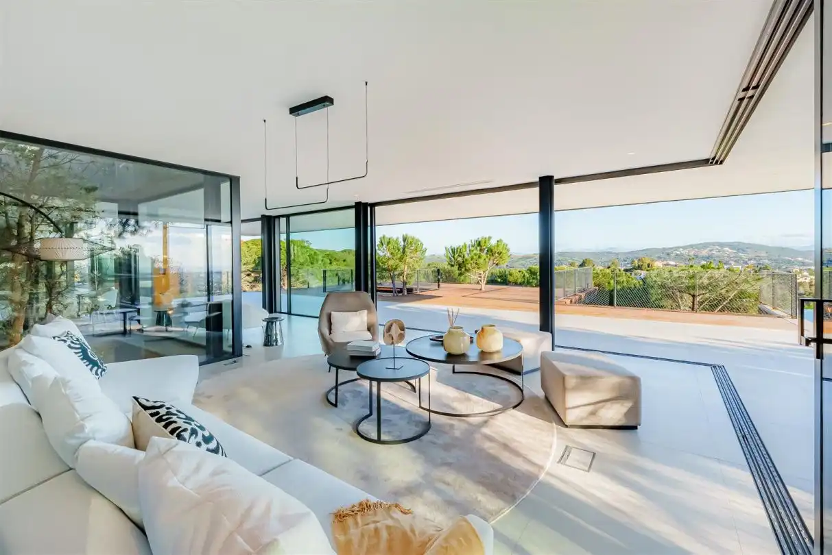 Sala de estar de Casa o chalet en venta en Cádiz con Jardín privado, Terraza y Piscina