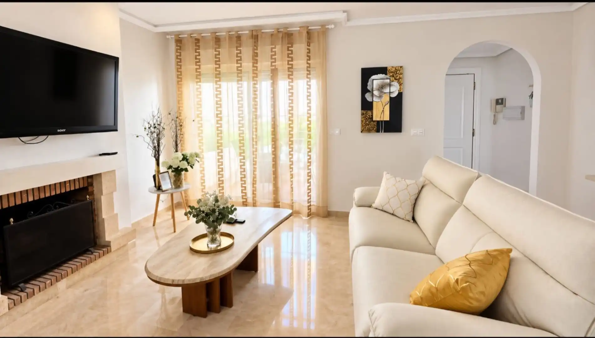 Sala d'estar de Casa adosada de lloguer en Las Chapas - El Rosario