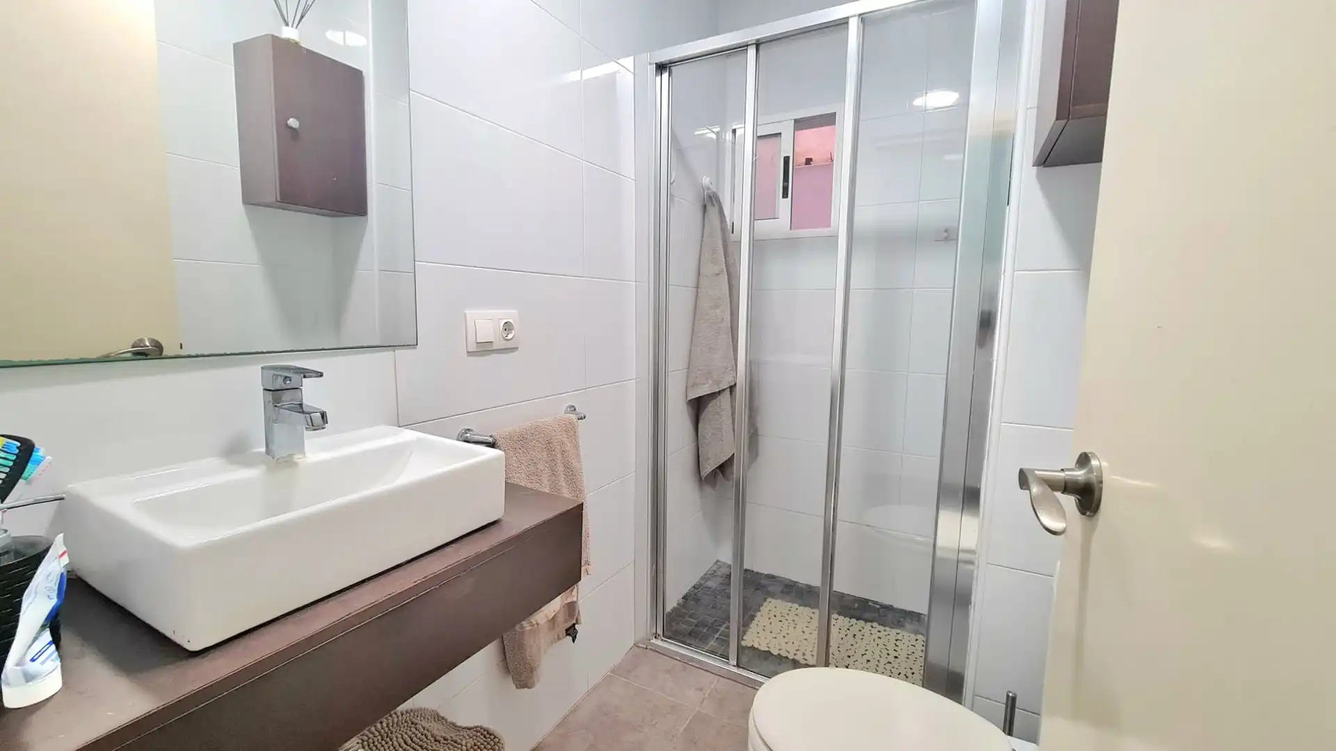 Bathroom of Flat for rent in Santa Pola  with Terrace, Furnished and Oven