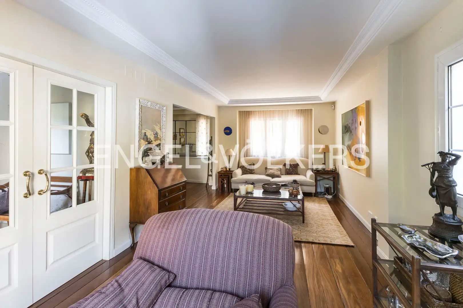 Sala de estar de Casa o chalet en venta en Madrid con Aire acondicionado, Calefacción y Jardín privado