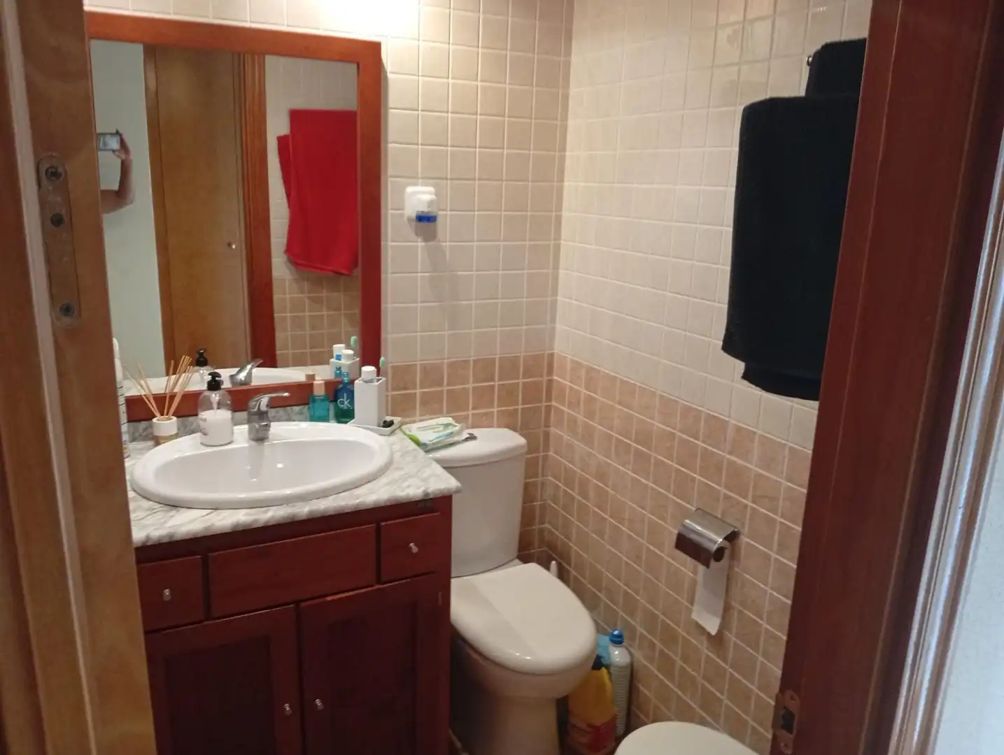 Bathroom of Apartments for sale in Vera  with Air Conditioner, Private garden and Terrace