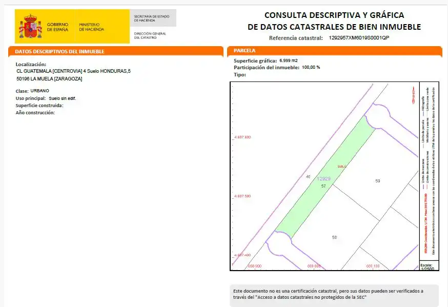 Terreny industrial en venda en La Muela