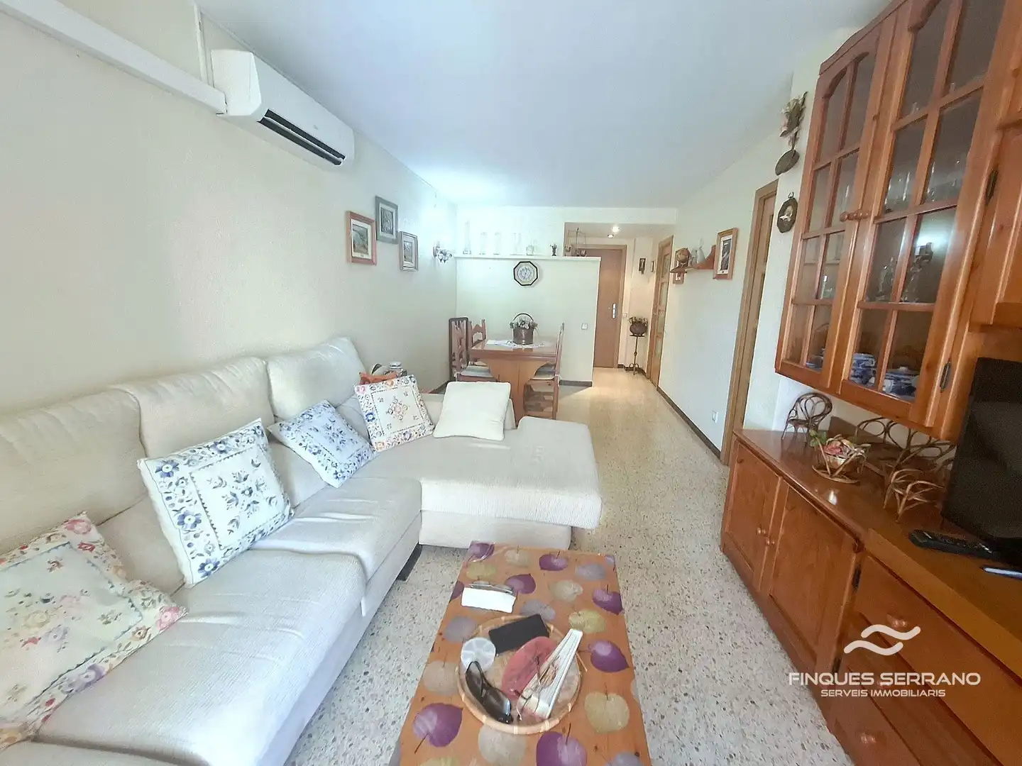 Living room of Flat for sale in Calafell  with Air Conditioner, Terrace and Swimming Pool