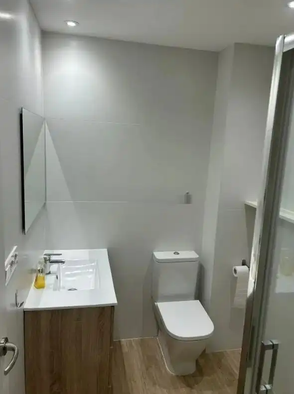 Baño de Planta baja de alquiler en Alicante / Alacant con Aire acondicionado y Amueblado