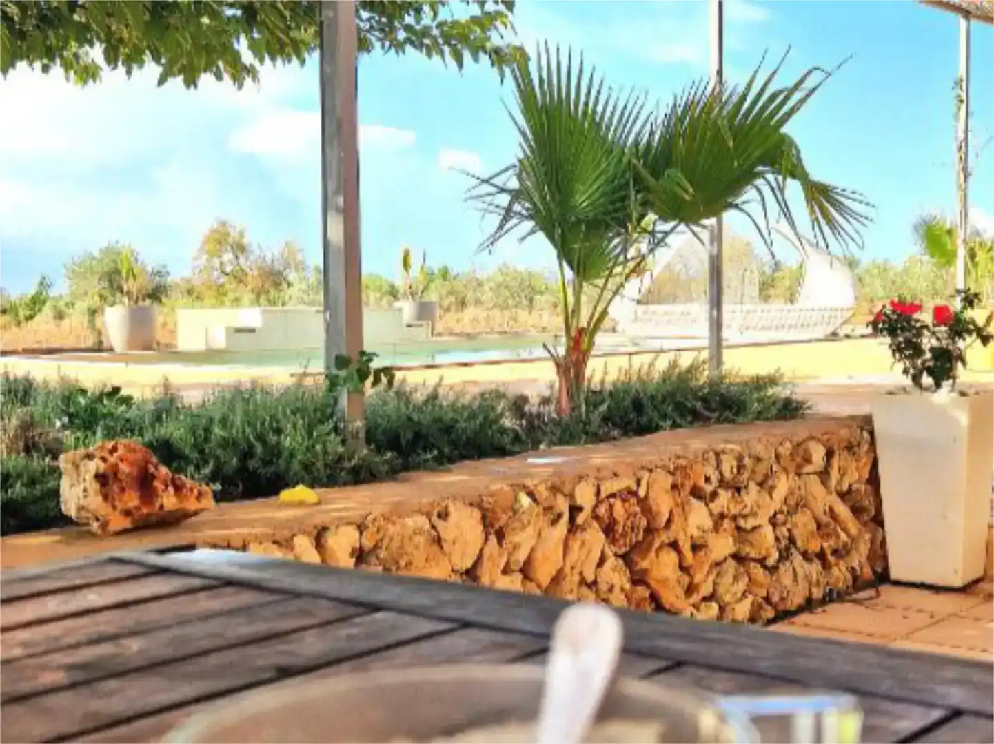 Terrassa de Casa o xalet de lloguer en Campos amb Piscina
