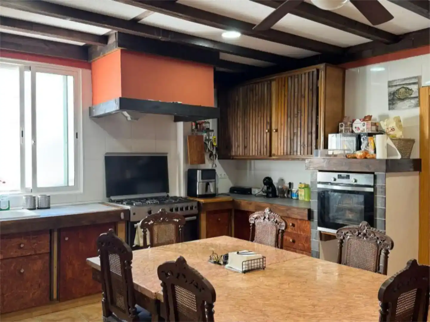 Kitchen of Flat for sale in Potries  with Air Conditioner, Private garden and Storage room