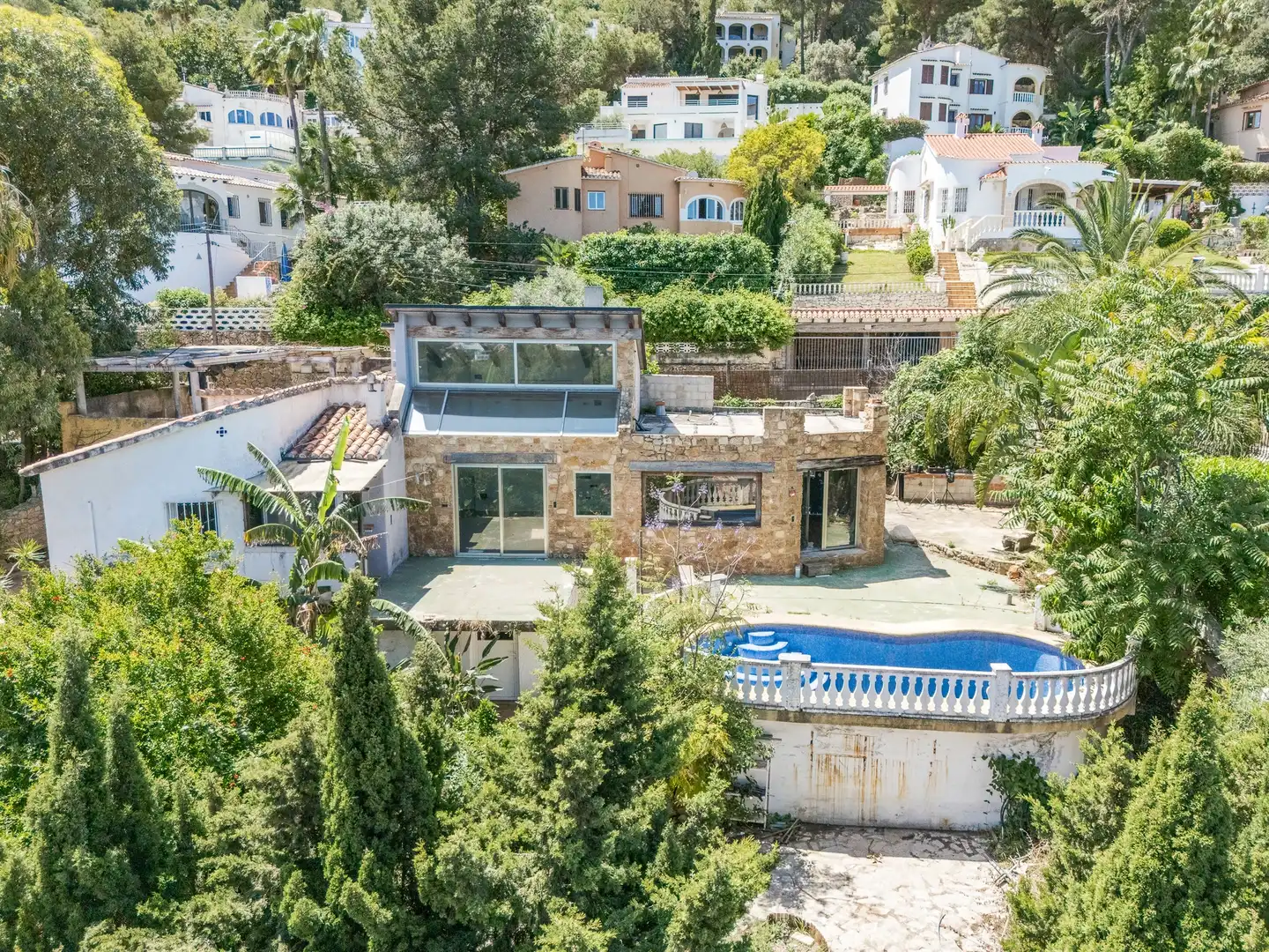 Exterior view of Houses for sale in Dénia  with Private garden, Terrace and Swimming Pool
