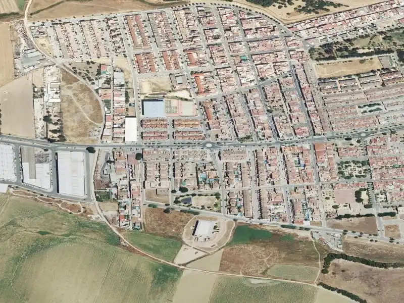 Vista exterior de Casa o xalet en venda en Santiponce, Sevilla