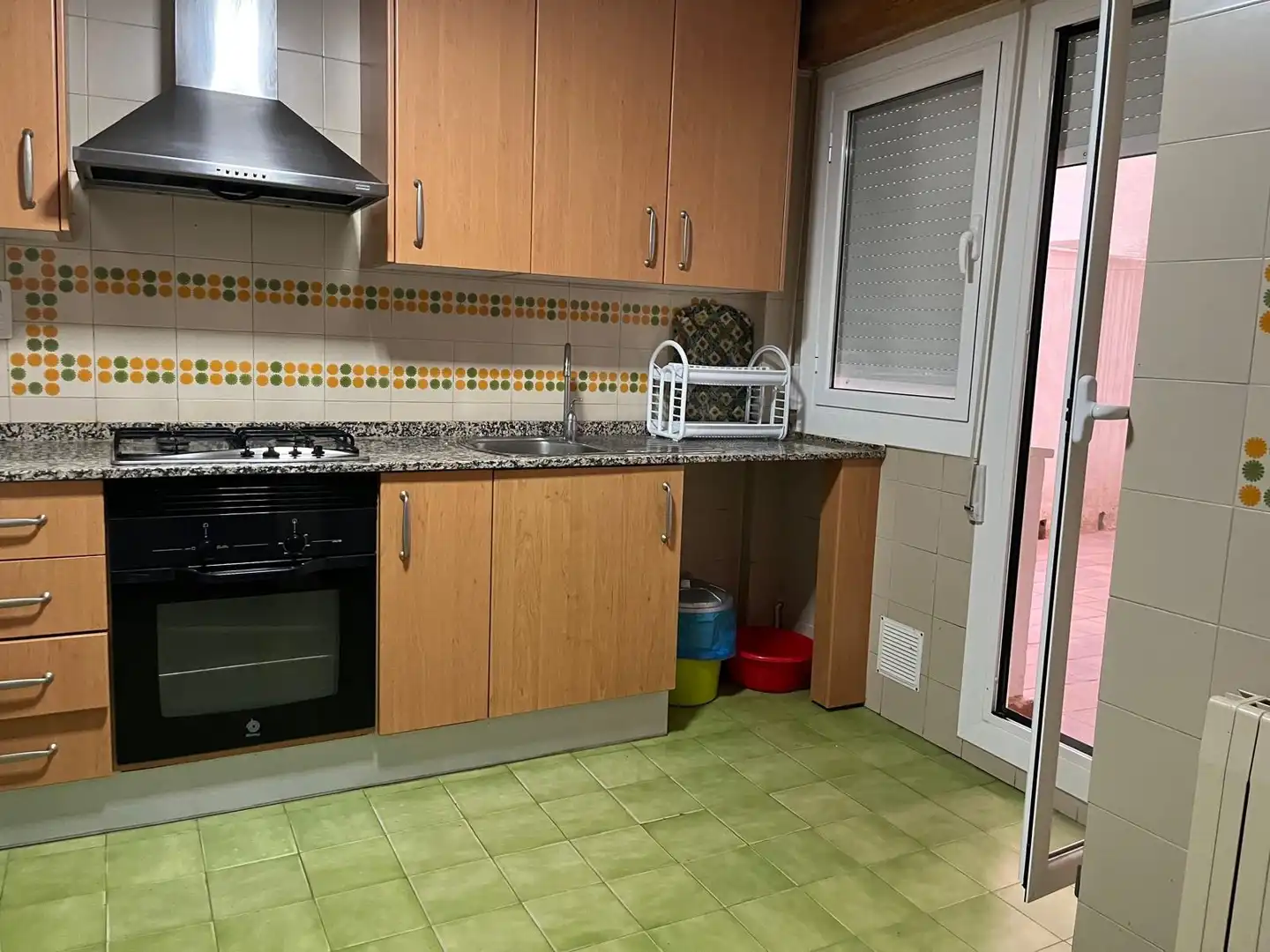 Kitchen of Flat for rent in Almansa  with Heating, Terrace and Furnished