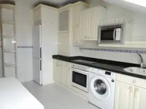 Küche von Wohnung zur Miete in Gijón  mit Heizung, Parkett und Möbliert