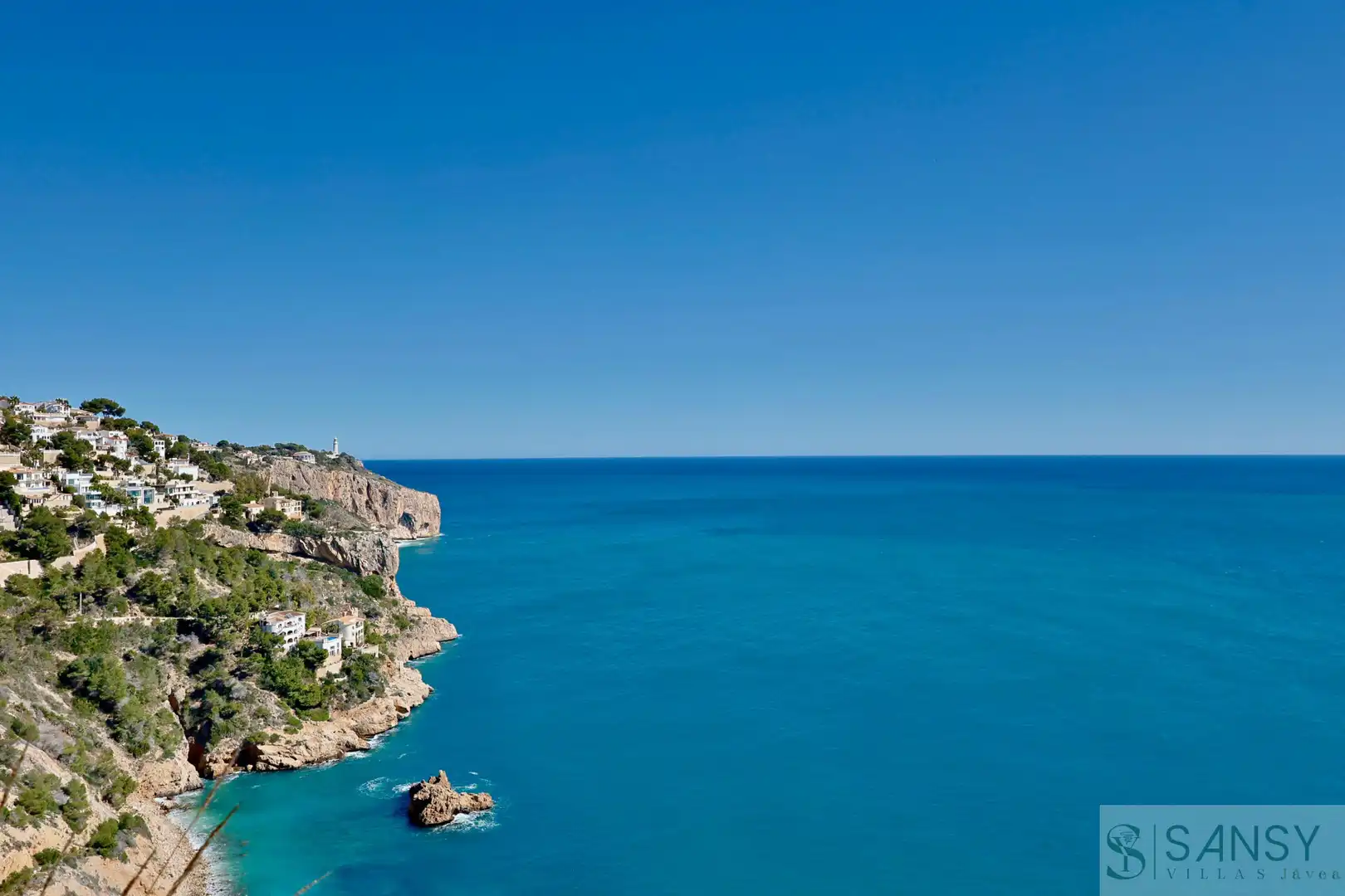 Vista exterior de Casa o xalet en venda en Jávea / Xàbia amb Terrassa i Piscina