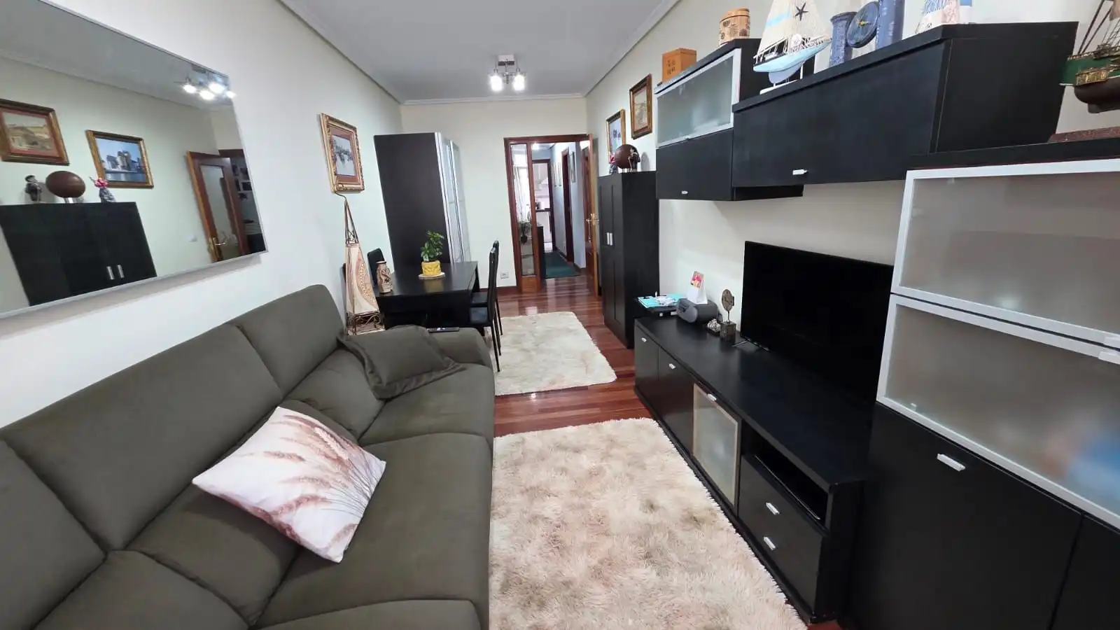 Wohnzimmer von Wohnung zum Verkauf in Castro-Urdiales mit Heizung und Möbliert