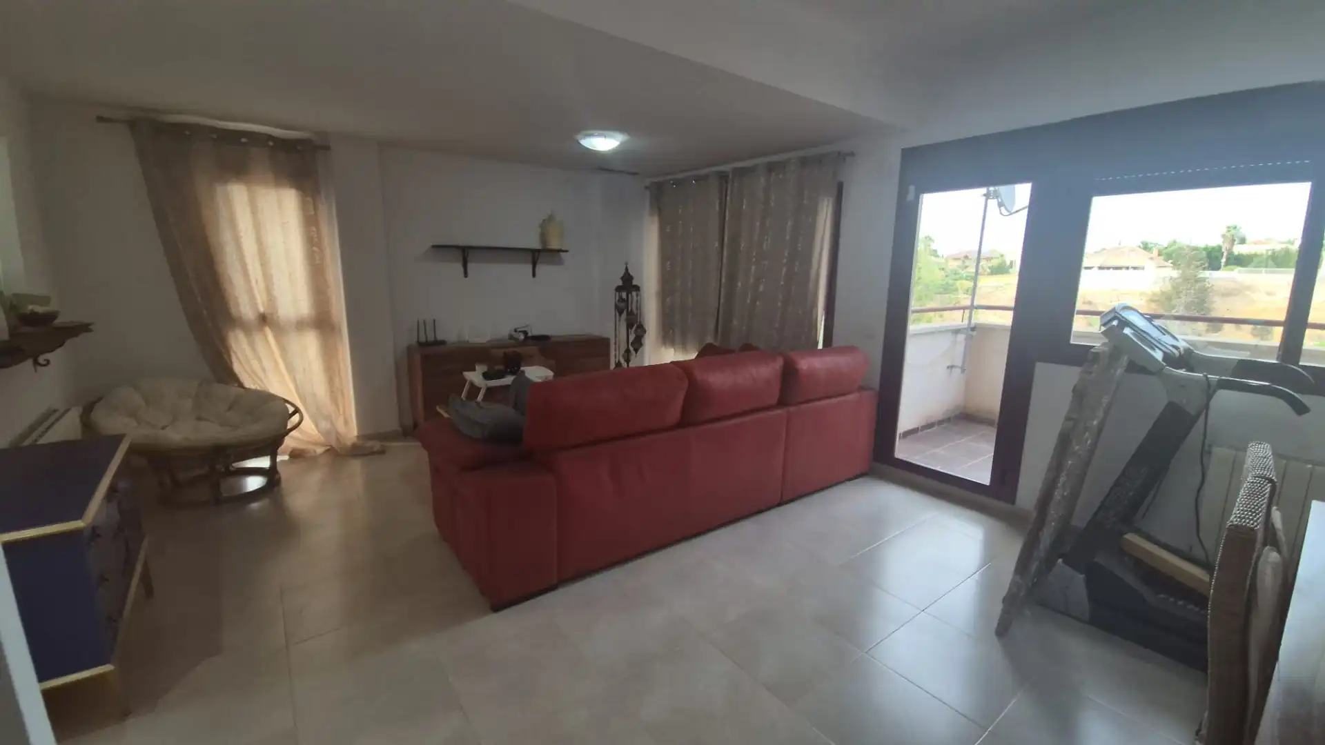 Sala d'estar de Casa adosada en venda en Murcia amb Aire condicionat, Jardí privat i Terrassa