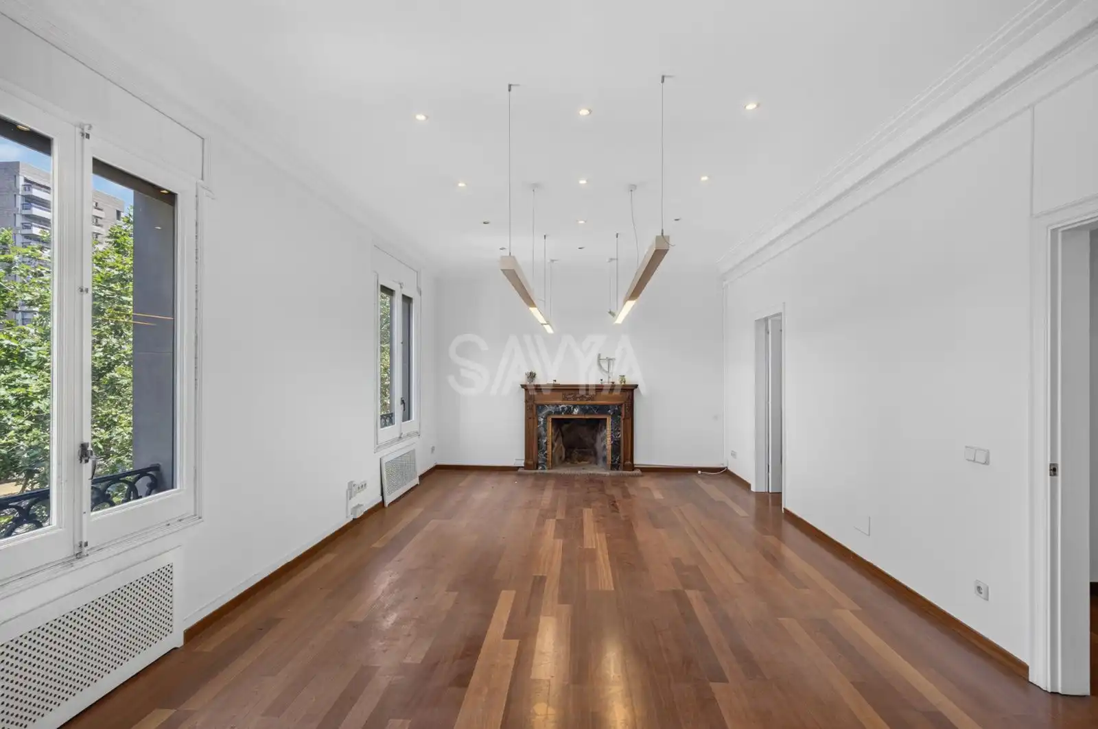 Sala de estar de Piso en venta en Barcelona con Calefacción y Trastero