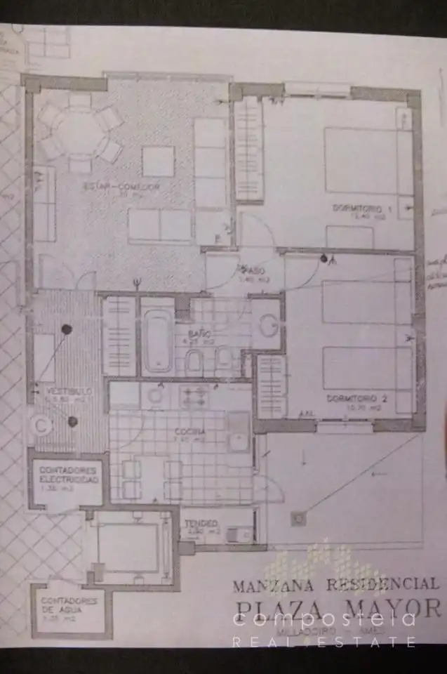 Piso en venta en Ames con Calefacción, Parquet y Terraza