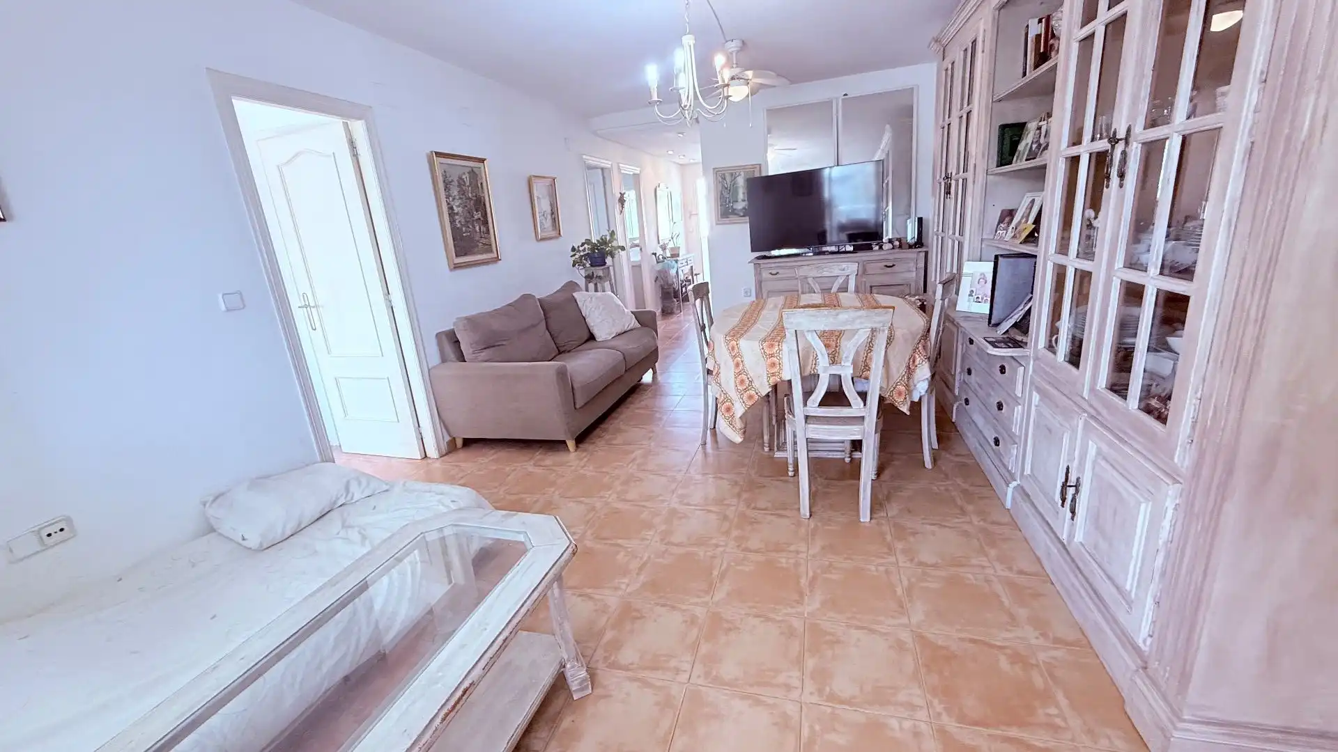 Sala d'estar de Apartament en venda en L'Alfàs del Pi amb Aire condicionat i Traster