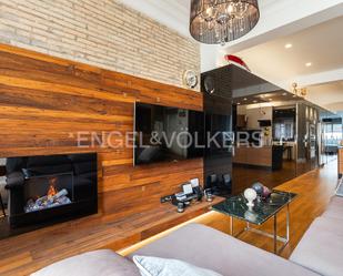 Living room of Apartment for sale in  Valencia Capital  with Air Conditioner, Heating and Parquet flooring