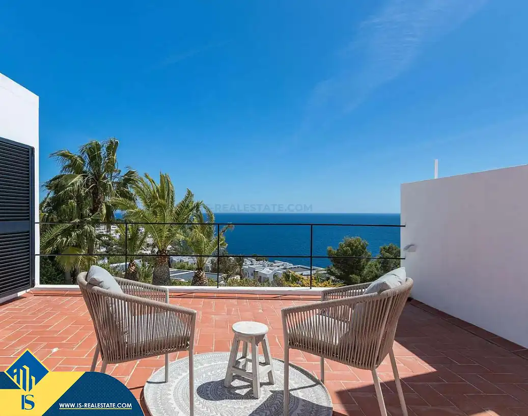 Terrassa de Casa o xalet en venda en Santa Eulària des Riu amb Terrassa, Piscina i Moblat