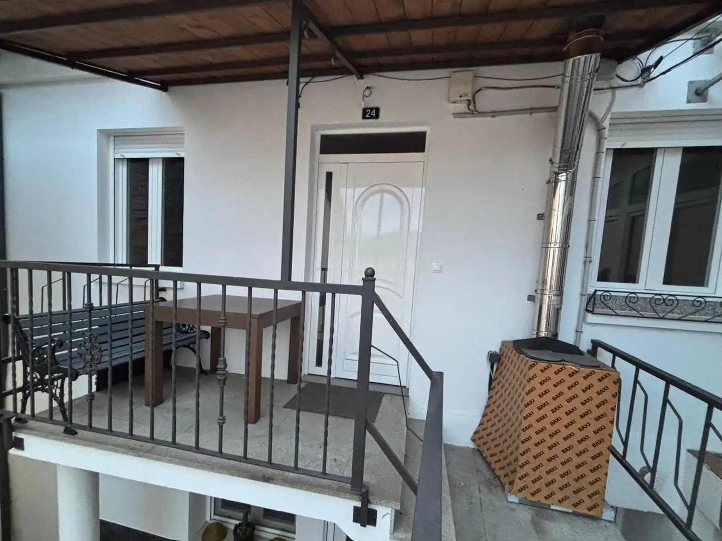 Terraza de Apartamento de alquiler en Castropodame con Terraza y Amueblado