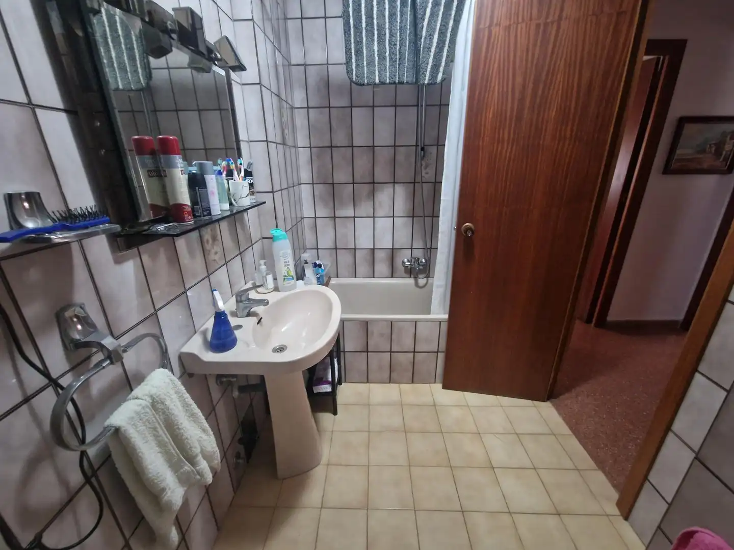Bathroom of Flat for sale in Águilas  with Air Conditioner, Furnished and Balcony