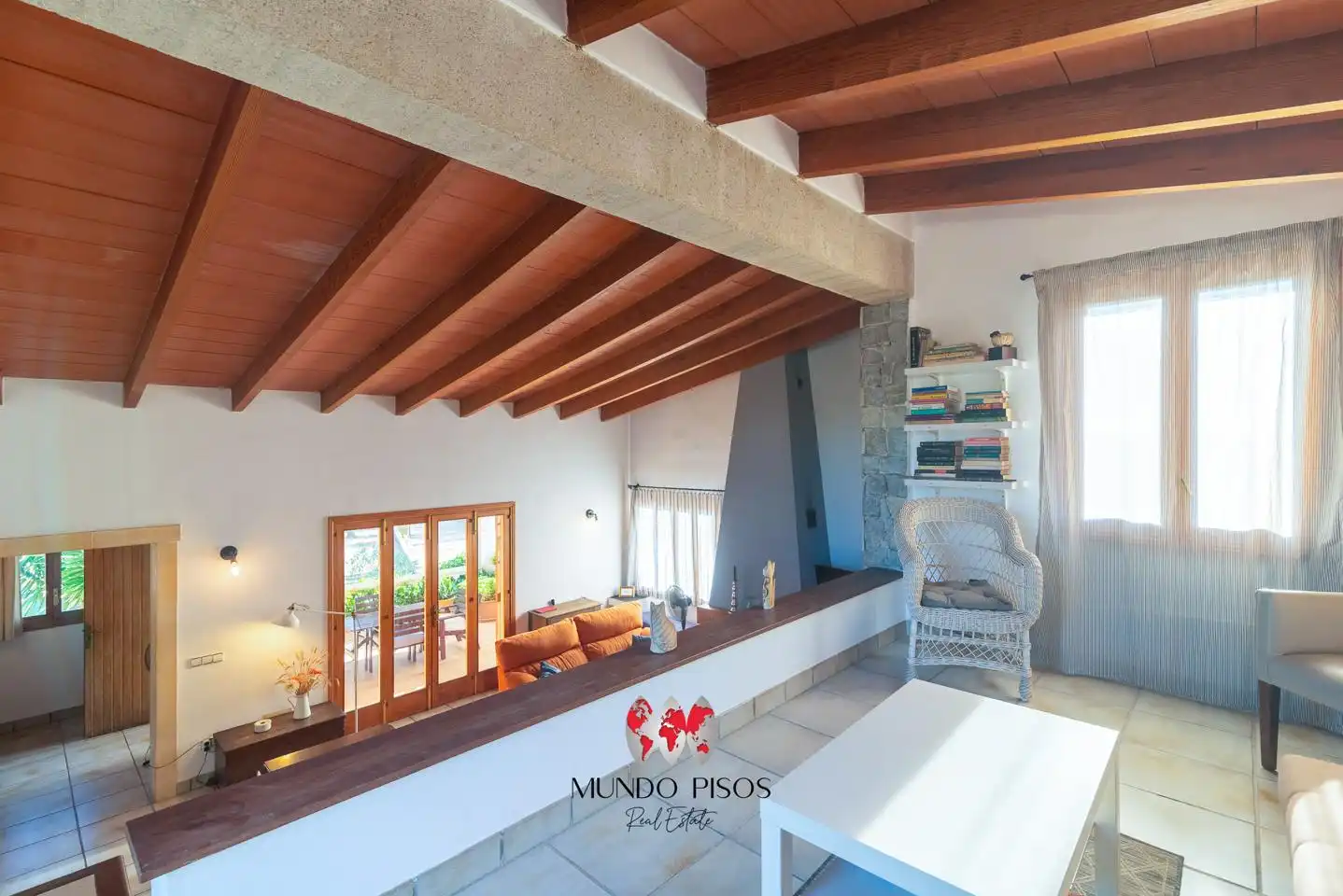 Sala de estar de Finca rústica en venta en Montuïri con Jardín privado, Terraza y Piscina