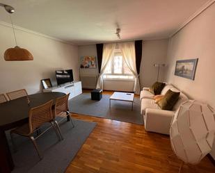 Sala d'estar de Pis de lloguer en  Logroño amb Terrassa, Piscina i Balcó