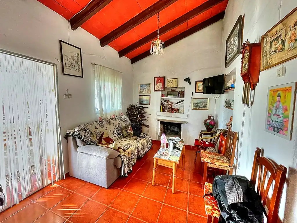 Sala de estar de Finca rústica en venta en Macharaviaya con Jardín privado, Terraza y Amueblado