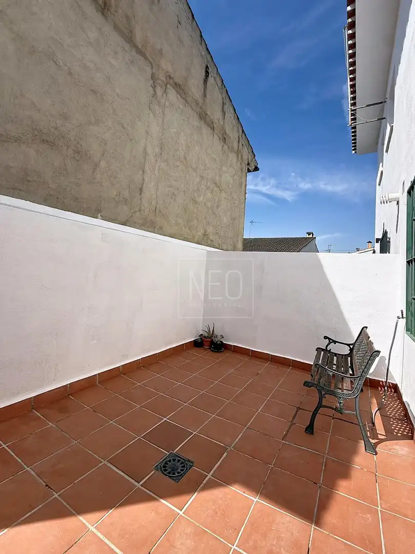 Terrassa de Casa adosada en venda en Las Gabias amb Aire condicionat
