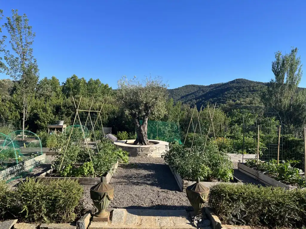 Jardín de Casa o chalet de alquiler en Sant Martí de Llémena con Aire acondicionado, Jardín privado y Trastero