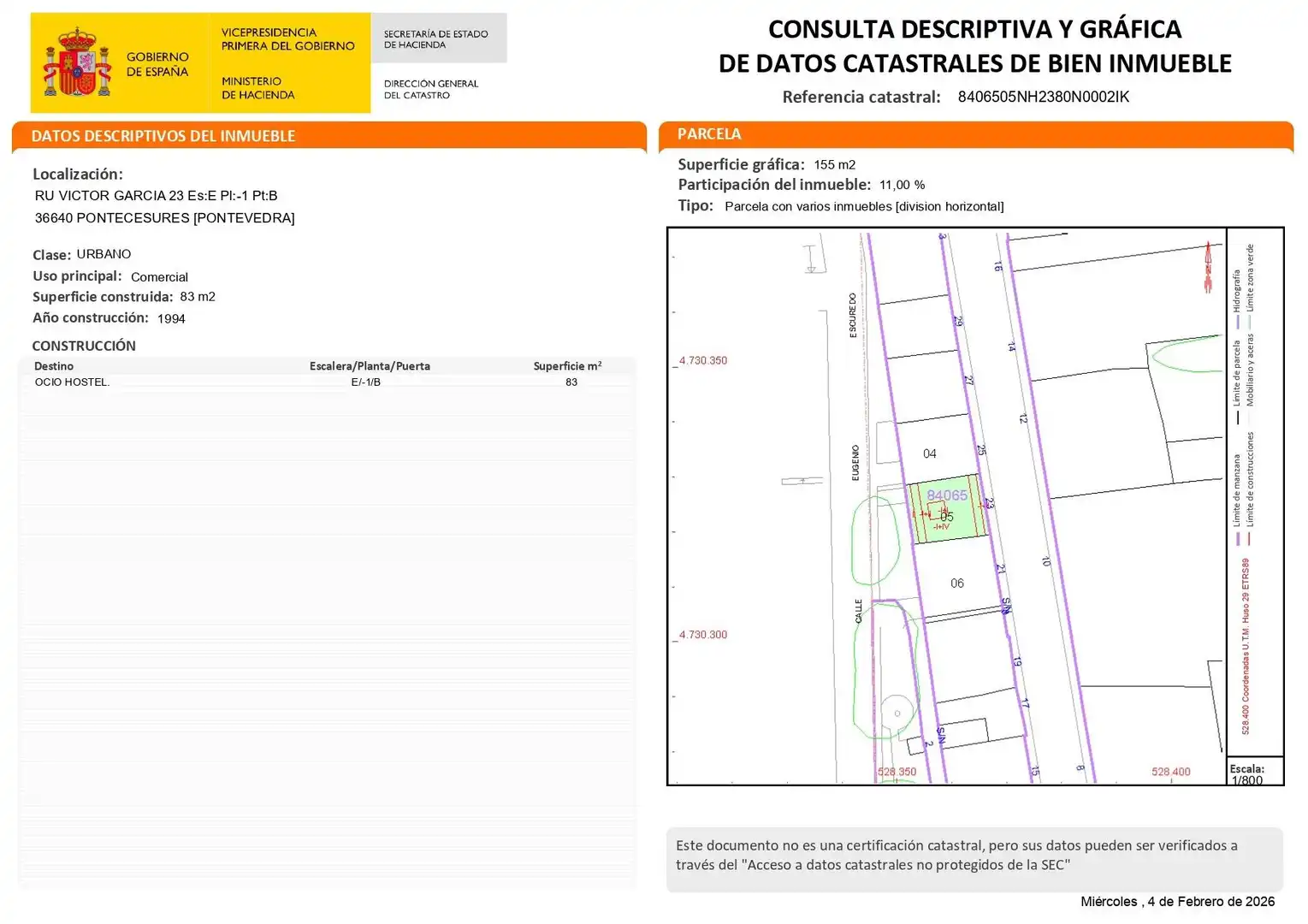Local comercial en venda a de Víctor García 23, imagen 5