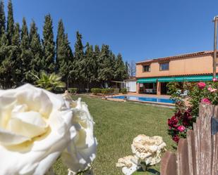 Jardí de Finca rústica en venda en Moraleda de Zafayona amb Aire condicionat, Terrassa i Piscina