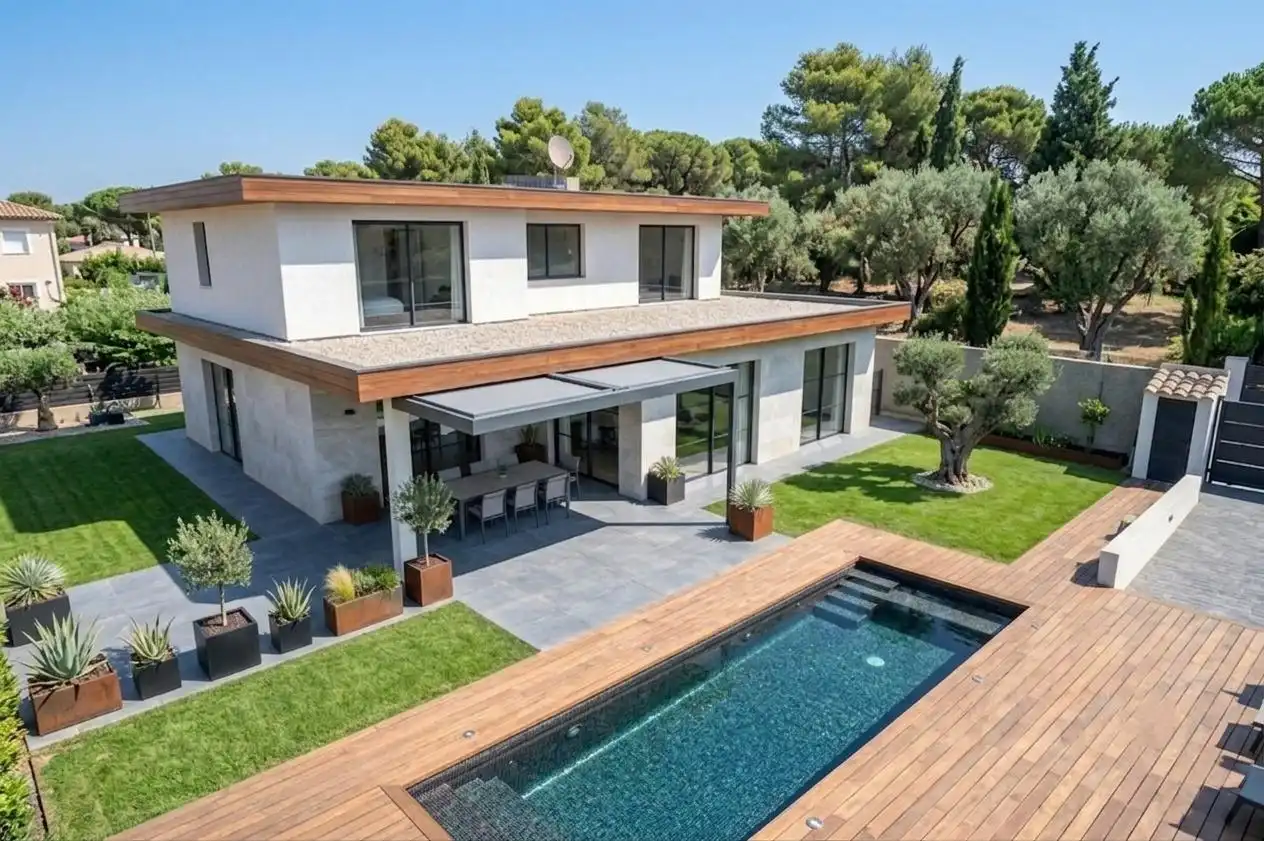 Terrassa de Casa o xalet en venda en Sant Cugat del Vallès amb Calefacció, Jardí privat i Terrassa